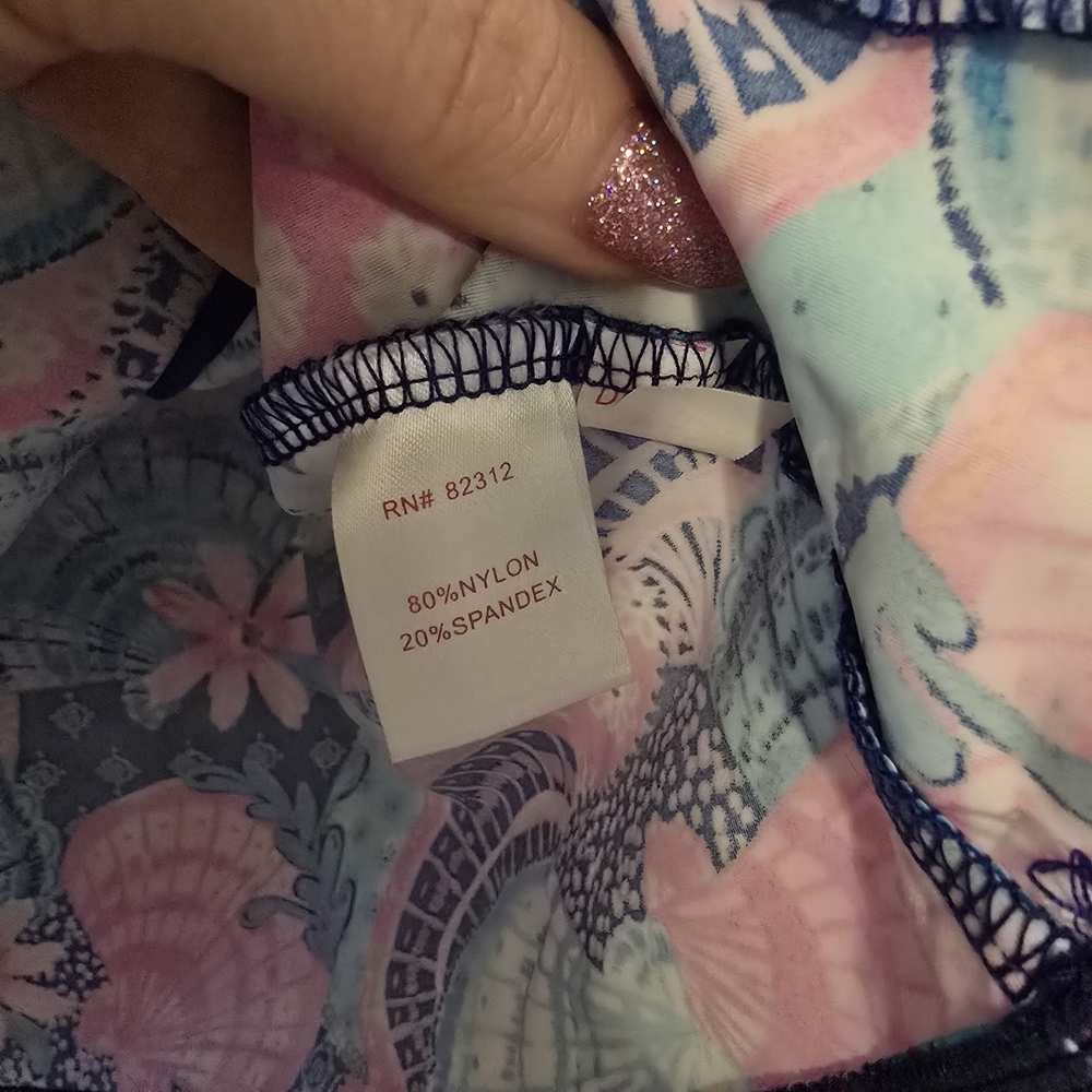 Aryeh Pink and Blue Full Zip Jacket Size Small UPF 50+ - Picture 5 of 7